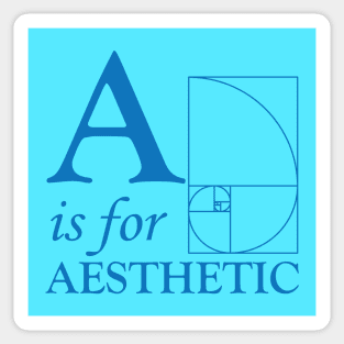 A is for Aesthetic Sticker